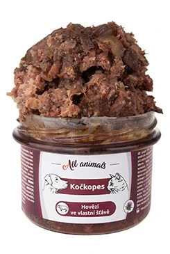 Cat & Dog Jar Beef in Its Own Juices Gramáž 200g