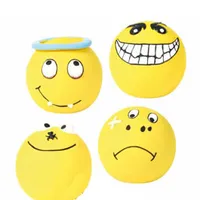 Juguete para perro Smiley amarillo látex TR Rozměr 6cm