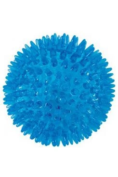 Juguete perro BALL SPIKE TPR POP con púas turquesa Zolux Rozměr 8cm