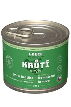 Dog can – Turkey with rice and prebiotics Gramáž 200g