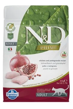 N&D PRIME CAT Chicken & Pomegranate Gramáž 300g, Stáří Adult