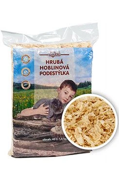 Virutas de madera lecho grueso Gramáž 1,6kg, Objem 40l