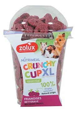 CRUNCHYCUP XL Rodent Treat with Beetroot Gramáž 260g
