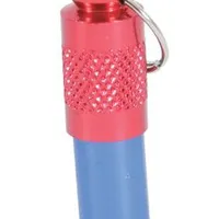 Colgante para collar tubo metálico portadirección de colores