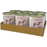 BOHEMIA MASO Koňské ve vlastní šťávě SIX PACK 6x800g