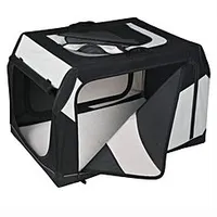 Transportín Vario nylon S 61x43x46cm negro/gris TR Počet 1ks