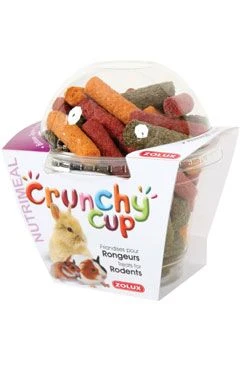 Snack CRUNCHYCUP roedor alfalfa zanahoria remolacha 180 g Zolux