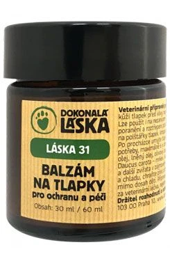LÁSKA 31 Bálsamo para almohadillas, protección y cuidado Objem 30ml