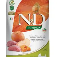 N&D Pumpkin DOG Mini Boar & Apple Gramáž 800g, Stáří Adult