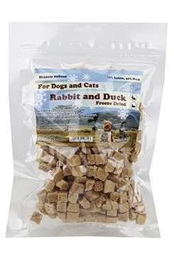 Treat Rabbit & Duck Meat Cubes Freeze-Dried Gramáž 85g