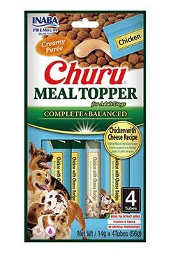 Dog Meal Topper Chicken with Cheese Recipe 4x14g