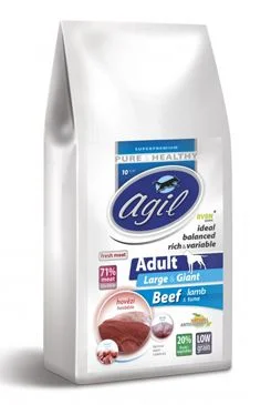 Agil Large&Giant Low Grain Beef&Lamb&Tuna Gramáž 10kg, Stáří Adult