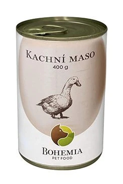 BOHEMIA MASO Carne de pato en su propio jugo Gramáž 400g