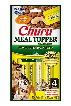 Dog Meal Topper Chicken with Pumpkin Recipe 4x14g