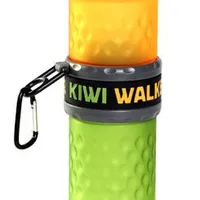 Botella de viaje 2en1 naranja-verde 750+ Kiwi Objem 500ml
