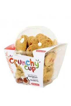 Snack CRUNCHYCUP para roedores zanahoria natural 200g Zolux
