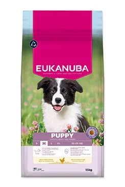 Eukanuba Dog Puppy Medium rich in fresh Chicken Gramáž 15kg