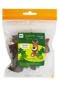 Dried Treat Roe Deer Venison Gramáž 60g