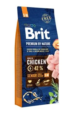 Brit Premium Dog by Nature S+M Gramáž 15kg, Stáří Senior