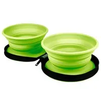 Cestovní dvojmiska zelená Kiwi Objem 700ml