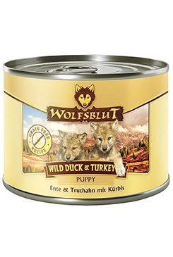 Dog Puppy Wild Duck & Turkey can Gramáž 200g