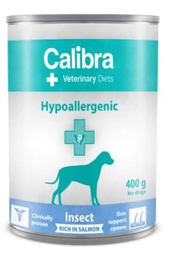 VD Dog lata Hypoallergenic Insecto y Salmón Gramáž 400g