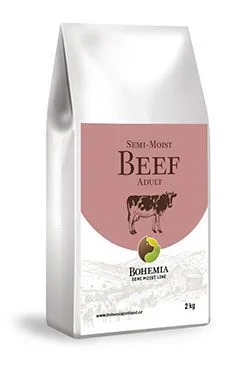 BOHEMIA Semi Moist Beef Gramáž 2kg, Stáří Adult
