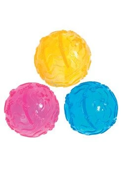 Dog Toy Floating Treat Ball TPR mixed colours KAR Rozměr 8cm