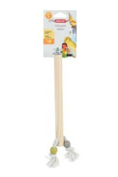Bidlo pro ptáky dřevěné s lanem L Rozměr 23,5cm