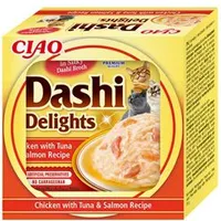 Cat Dashi Delights Pollo con Atún y Salmón Gramáž 70g