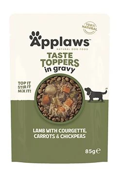Dog Pouch Toppers Gravy Lamb with Zucchini Gramáž 85g