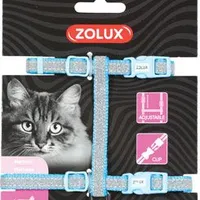 SHINY Nylon Cat Harness Blue