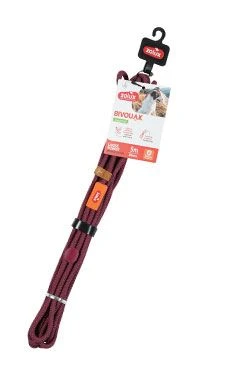 BIVOUAK Rope Dog Leash 10m Red Rozměr 6mm