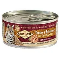 White Can Muscle Meat Turkey & Reindeer Cats 100g