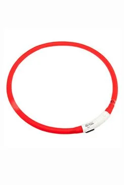 Collar USB Visio Light LED recargable rojo KAR Rozměr 70cm