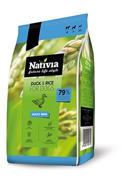 Nativia Dog Mini Duck&Rice Gramáž 1kg, Stáří kočky Adult