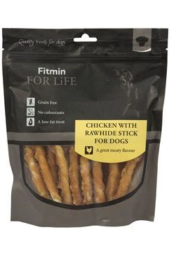 Fitmin dog poch. Treats Kuře na bůvolí tyčce Gramáž 400g