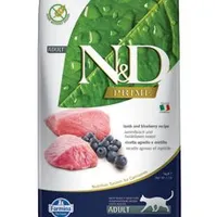 N&D PRIME CAT Lamb & Blueberry Gramáž 1,5kg, Stáří Adult