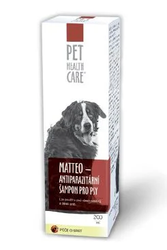Champú MATTEO antiparasitario para perros PHC Objem 200ml