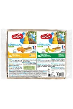 ZOLUX Pochoutka NUTRIMEAL Cookies exoti med ovoce 2x6ksZolux