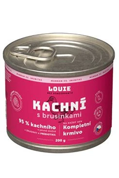Dog can Duck with cranberries and prebiotics Gramáž 200g