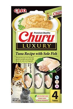 Cat Luxury Tuna Recipe with Sole Fish 4x14g