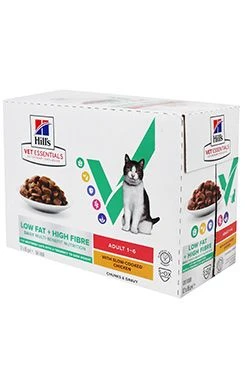Hill's Fel. VE MB Weight Chicken pouch 12x85g Stáří kočky Dospělá