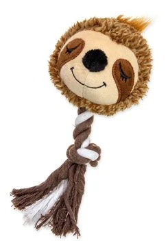 Dog Toy Sloth on Rope Plush KAR Rozměr 22cm