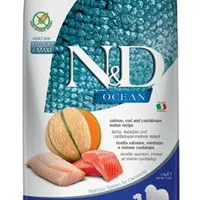 N&D OCEAN DOG M L Salmon & Cod & Melon Gramáž 12kg, Stáří Adult