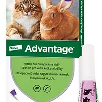 Advantage para gatos grandes y conejos Gramáž 80mg, Objem 8ml, Počet 4x0