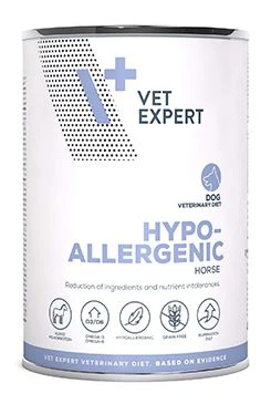 VD 4T Hypoallergenic Horse Dog lata Gramáž 400g