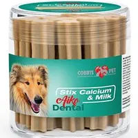 Snack Dental Stix Calcium & Milk Gramáž 220g, Rozměr 6,4cm