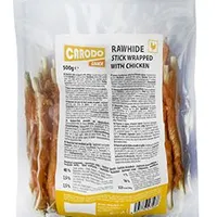 CARODO Dog poch. Kuřecí maso na bůvolí kůži Gramáž 500g