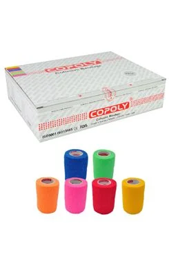 Obinadlo elast. x 4 MIX NEON Počet 12ks, Rozměr 5m